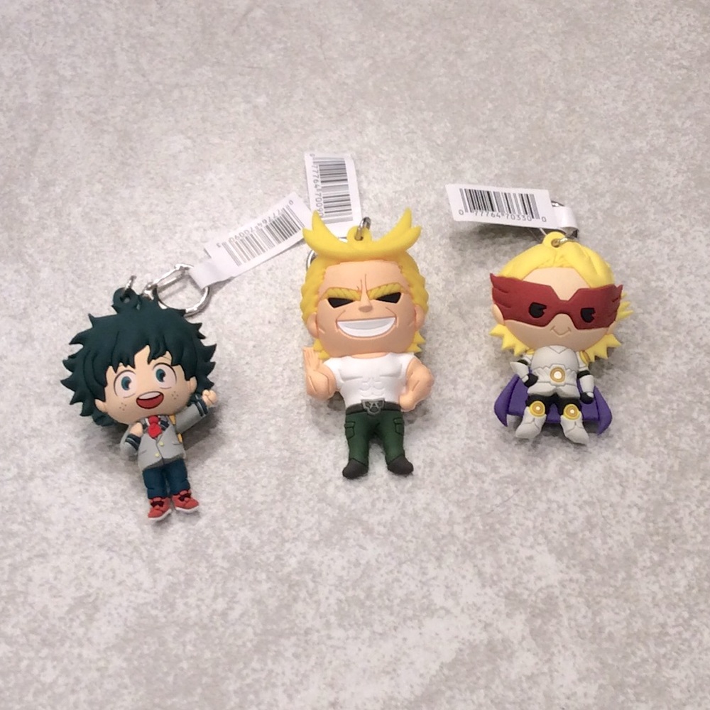 My Hero Academia Keychains Deku,/All Might/Yuga